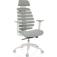 Hjh OFFICE Bureaustoel / draaistoel ERGO LINE W stof moondust