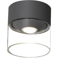 Konstsmide 7883-370 Varese Buitenlamp (plafond) LED 6 W Energielabel: G (A - G) Antraciet, Antraciet (mat)