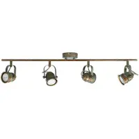 LINDBY Plafondlamp , Leonor, dimbare, Brons / Oudmessing, Woonkamer, Metaal, Antiek