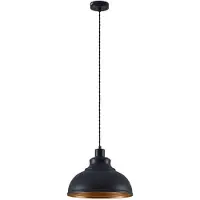 LINDBY Hanglampe , Albertine, dimbare, Zwart, Woonkamer, Metaal, Vintage / Retro