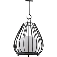 LINDBY Buitenverlichting , Kelda, dimbare, Zwart, Balkon, Aluminium, Modern