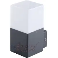 Kanlux S.A. VADRA 16L-UP 29010 Buitenlamp (wand) LED, Gloeilamp, Compacte fluorescentielamp E27 Antraciet