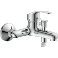 Schutte Sirani Badkraan - Mengkraan - 150 mm Hartafstand - Chroom