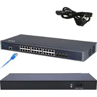 Extralink EX.19720 netwerk-switch Managed L3 Gigabit Ethernet (10/100/1000) 1U Zwart