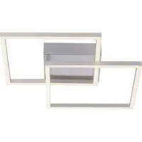 JUST LIGHT Plafondlamp Iven 36cm - 3000K RVS