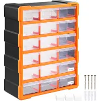 Monzana Opbergsysteem met 18 Lades 47,5x38x16cm voor Gereedschap