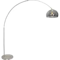 Steinhauer Vloerlamp Sparkled light 9879 staal kap kunststof grijs