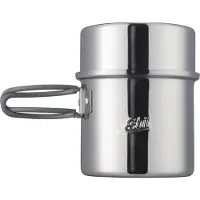 Esbit Kookpot - 1L - Dubbele Kookpot - Inklapbaar Handvat - RVS