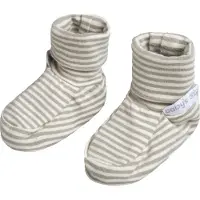 Babys Only Slofjes Stripe urban green - 3-6 mnd