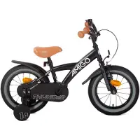 AMIGO Spiel + Freizeit GmbH AMIGO kinderfietsen, jongensmodel, Thunder, 14 inch (22 cm), jongensmodel, achterpedaalrem, zwart/wit