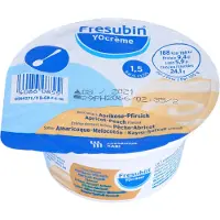 Fresenius Yocreme Abrikoos/Perzik 4x125 g Crème