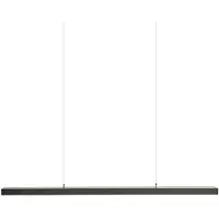 Arcchio LED kantoor hanglamp Jolinda, zwart, 118cm, omhoog/omlaag Jolinda, zwart, Werkkamer / Kantoor, Aluminium, Modern