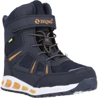 ZigZag Snowboots 'Clementu' donkerblauw / mosterd
