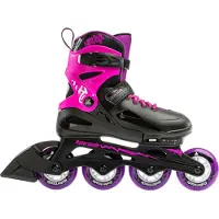 Rollerblade - Fury G Black/Pink - Verstelbare Kinderskates - 36.5
