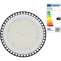Berger & Schroeter KS262200E LED-klemlamp Energielabel: D (A - G) LED 200 W Antraciet/zwart