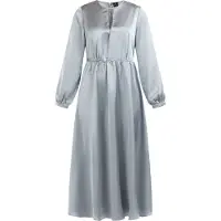 Dreimaster midi-jurk Dames Grijs-blauw