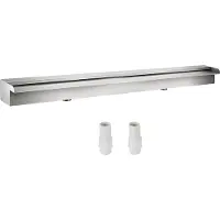 Vevor waterval douche zwembadfontein 149,5 x 11,5 x 7,9 cm zwembadfontein 3,3 cm waterfontein 2 cm decoratie tuinvijver