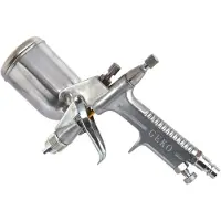 GEKO Mini spuitpistool - HVLP technologie - 200 ml - 0,5 mm nozzle - Verstelbare lucht- en verfregeling