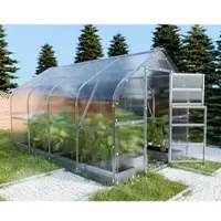 KLASIKA GREENHOUSES KLASIKA DROP Tuinkas - 10m² - 2,5 m x 4 m - 6 mm Dikte - Kweekkas - Polycarbonaat afdekking