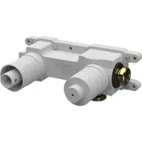 Steinberg Serie 260 universele opbouw-aansluitstuk 1/2", inclusief Steinbox, voor wastafelafvoer, 1 stuk.