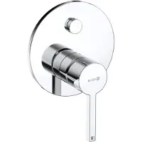 Kludi Nova Fonte UP-wastafel-/badmengkraan, inbouw, Push-set met functionele eenheid, artikelnummer 88022, chroom, 1 stuk.