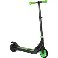 HOMCOM -E-Scooter-Verstärktes Nylon, Aluminium-71L x 36,5B x 75-80H cm-Grün+Schwarz