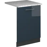 Vicco Fame-Line Vaatwasserfrontpaneel – 60 cm, WB Marmer Donkerblauw hoogglans