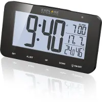 Explore Scientific wekkerradio Explore Scientific 14 cm zwart