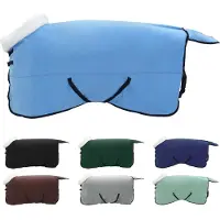 vidaXL Paardendeken Volledig Aqua 155 cm Polar fleece