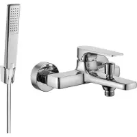 Mexen Lynx R72 badkraan met doucheset, chroom - 74593R72-00
