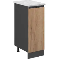 Vicco R-Line Apotheekkast – 30 cm WB Marmer Krachtige eik goud
