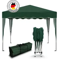 Kronenburg Vouwtent Partytent 3 x 3m, Kleur Groen - Zonder Zijelement - Waterdicht Pavillon - UV-bescherming 50