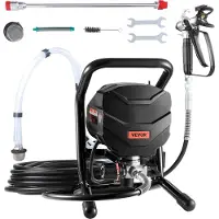 Vevor Airless verfspuit met standaard 650W hoogrendement airless verfspuit 3000 PSI elektrische verfspuit