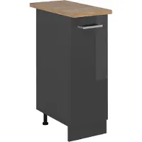 Vicco R-Line Apotheekkast – 30 cm, WB Eik Antraciet Hoogglans