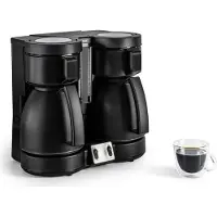 Krups Duothek thermoskan koffiezetapparaat, met twee aparte isolerende kannen en een zetfunctie