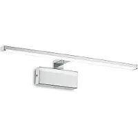 Ideal Lux LED wandlamp Alma, chroomkleurig metaal, breedte 51 cm Alma, chroom / zilver, Woon-/ Eetkamer, metaal, Modern, Wandlamp