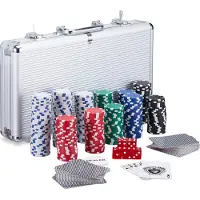 Relaxdays Poker geval (Meertalig)