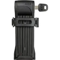Axa Vouwslot duo pack - lichtgewicht en compact - 80 cm - zwart