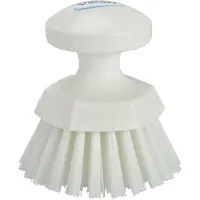 Vikan Witte Borstel Scrub Rond Stijf 5" PP/PBT 3885