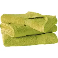 De Witte Lietaer Douchelakens De Witte Lietaer Helene Warm Olive (set van 3) (70 x 140 cm)
