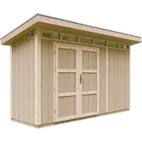 Timbela Tuinhuis + vloer + bitumentegels - Tuinberging B161 x L411 x H239 cm - M902A
