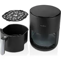 Nedis Heteluchtfriteuse | 3 l | Tijdschakelaar: 60 min | Aantal vooraf ingestelde programma's: 8 | Digitaal | Zwart - KAAF140BK