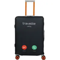 Travelite pull-over reisaccessoires Luggage Cover Calling zwart