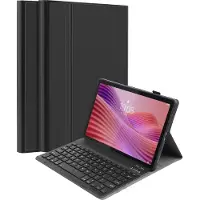 Cazy tablet Hoes met Toetsenbord geschikt voor Lenovo Tab - QWERTY Bluetooth Keyboard Case - Zwart