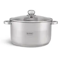 Edenberg EB-3005 kookpan met deksel - Ø 20 cm - Voorzien Van 5-Laags Bodem!