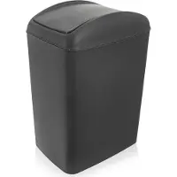 Orion Prullenbak Plastic Grijs 40 l - Afvalmand - Afvalemmer