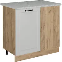 Vicco R-Line Hoekkast – 86 cm WB Marmer Wit Landhuis