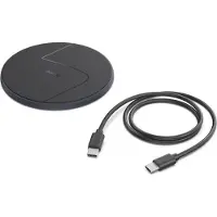 Hama draadloze oplader, draadloze oplaadplaat voor smartphones, 15 W, zwart