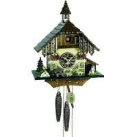 Trenkle - 1518 - Chalet-Koekoeksklok - 1-daags ketting uurwerk - Kuckuck Classic