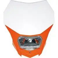 Circuit Equipment Bagus : Bevestigingsstuk voor koplampen, wit/oranje
